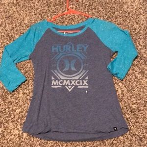Hurley 3/4 sleeve